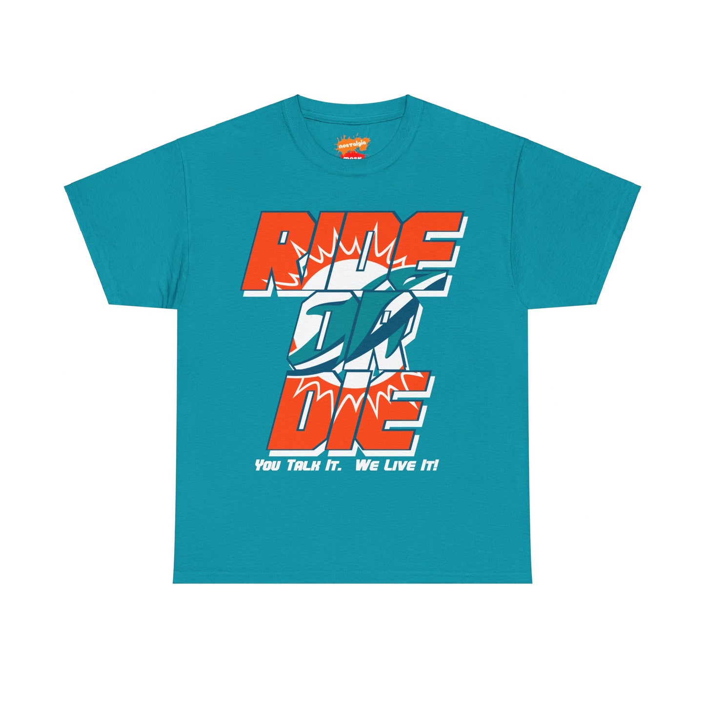 Miami Football Inspired Ride or Die Tee