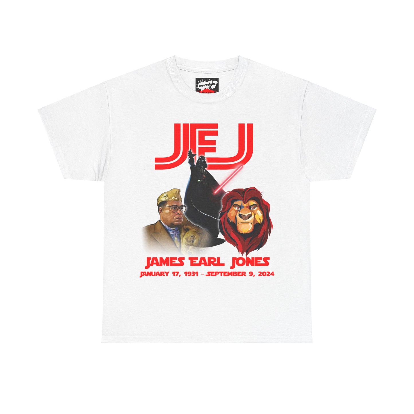 James Earl Jones RIP Memorial  T-Shirt Darth Vader Mufasa Lion King