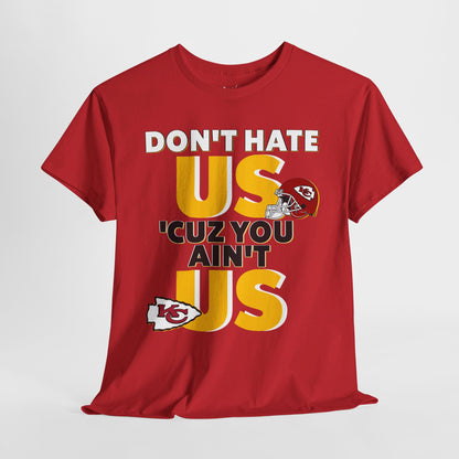 Kansas City Football Inspired Don't Hate Tee