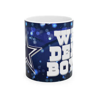 Dallas Football Inspired Dishwasher Safe Coffee Mug