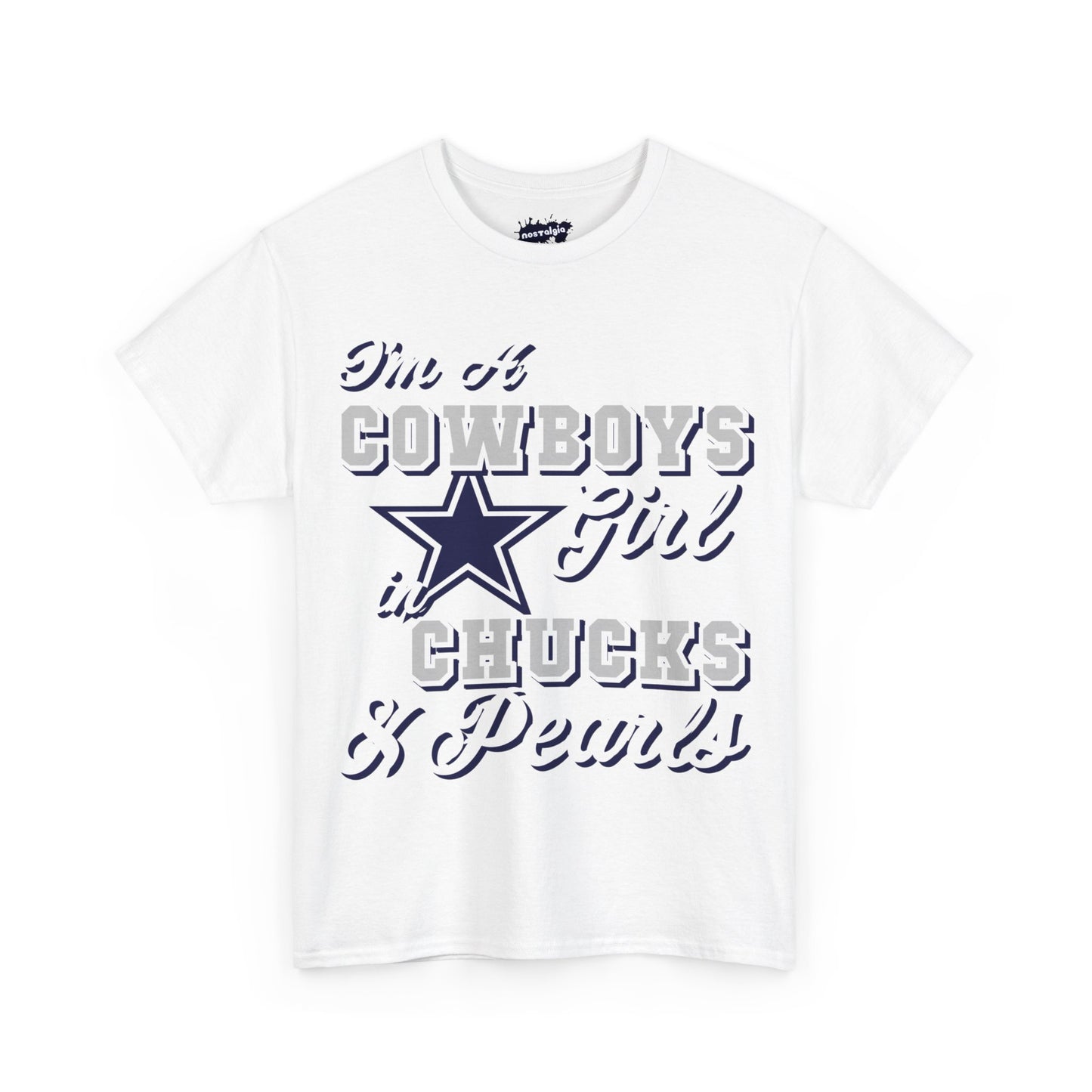 Dallas Football Chucks and Pearls Tee