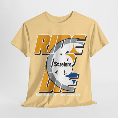 Pittsburgh Football Inspired Ride or Die Tee