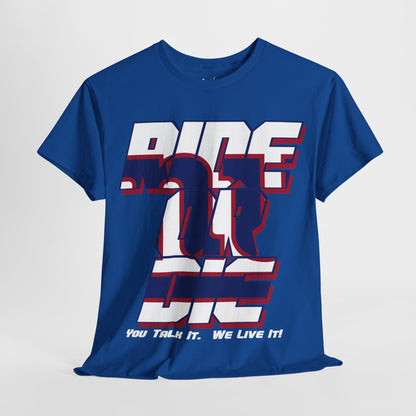 NY Football Inspired Ride Or Die Tee