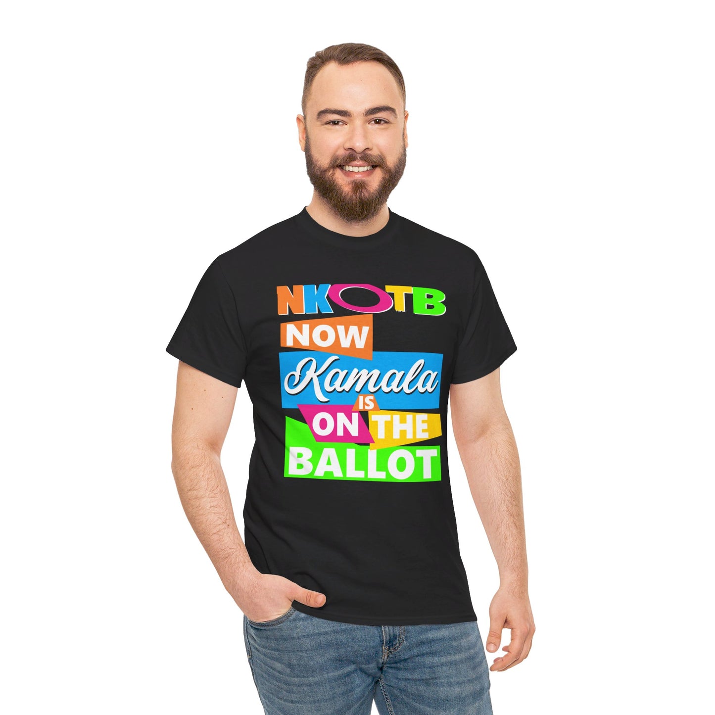 NKOTB Kamala Harris for President Harris/Walz Throwback Theme Tee