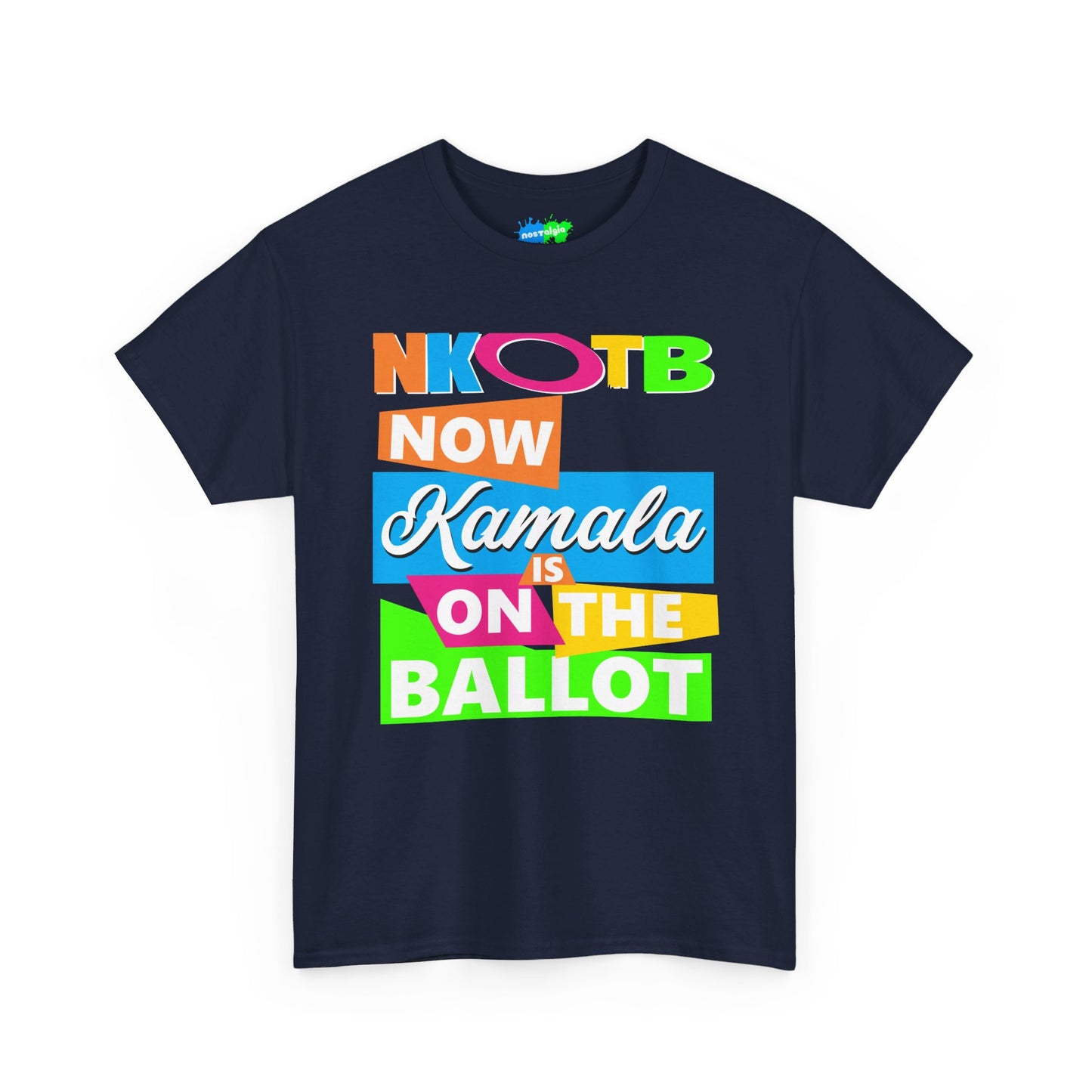 NKOTB Kamala Harris for President Harris/Walz Throwback Theme Tee