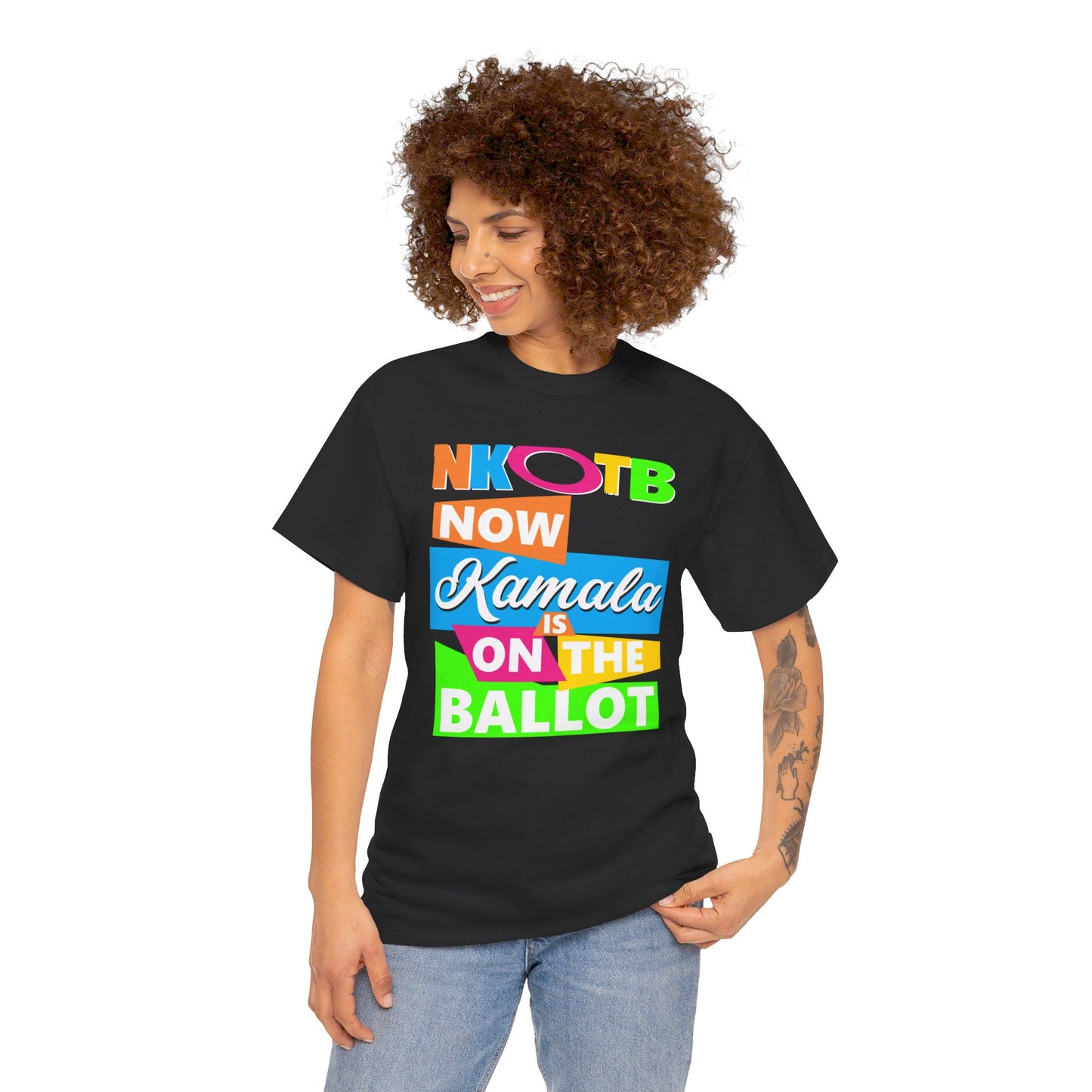 NKOTB Kamala Harris for President Harris/Walz Throwback Theme Tee