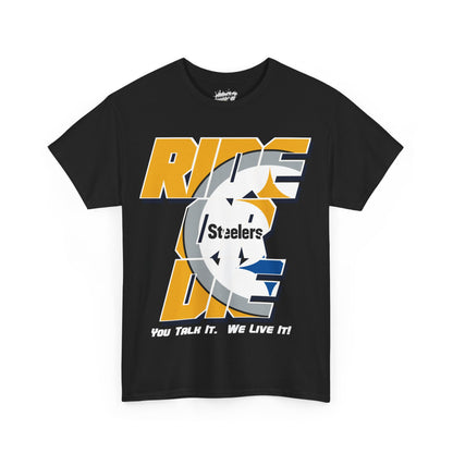 Pittsburgh Football Inspired Ride or Die Tee