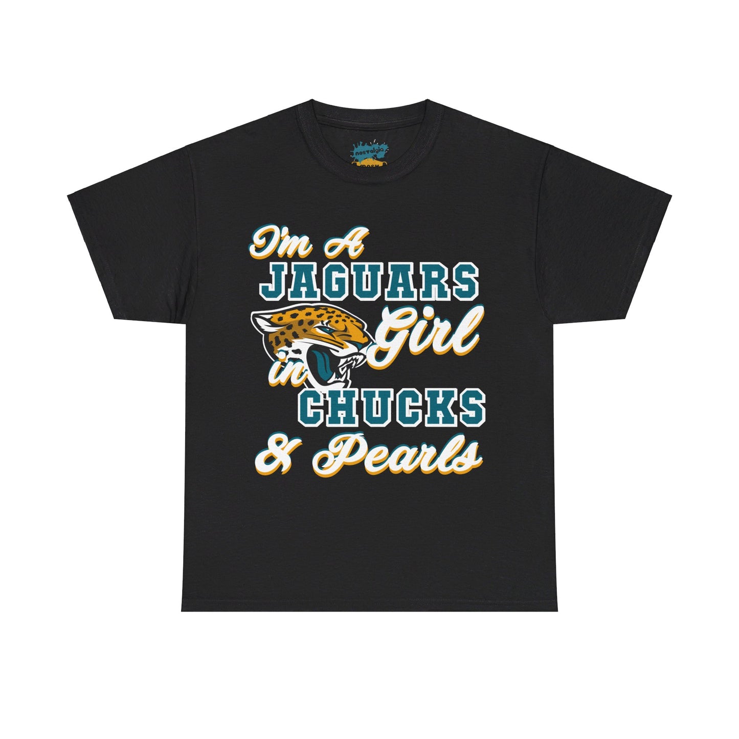 Jacksonville Football Inspired Chucks and Pearls Tee