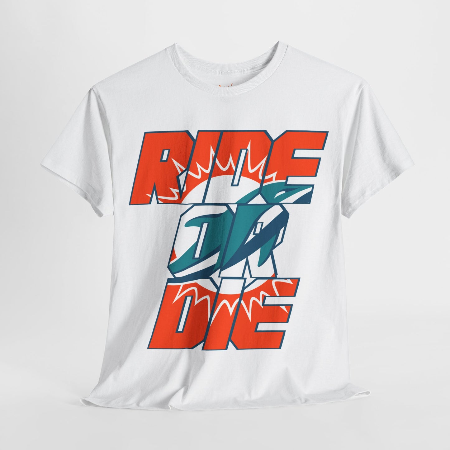 Miami Football Inspired Ride or Die Tee