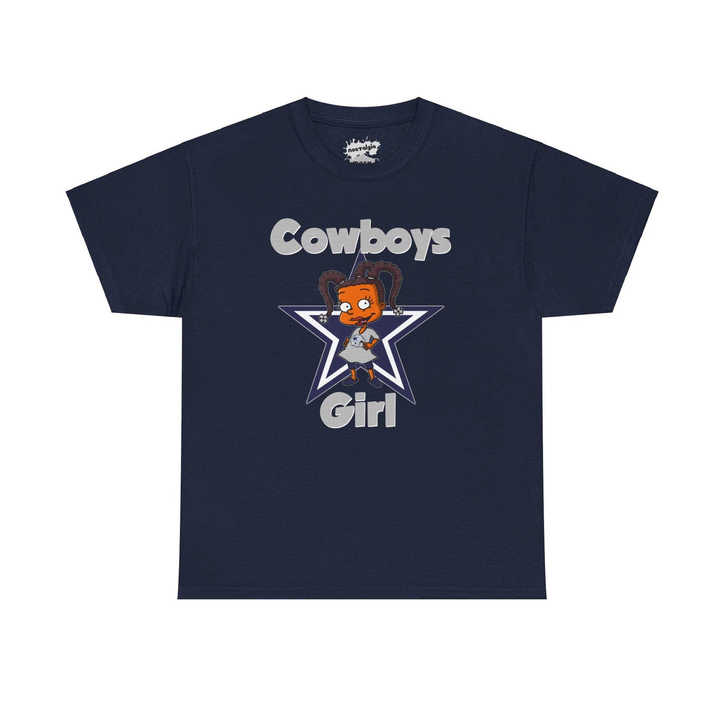 Dallas Football Inspired Rugrat Girl Shirt