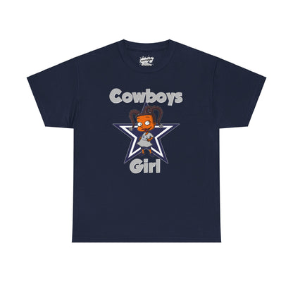 Dallas Football Inspired Rugrat Girl Shirt