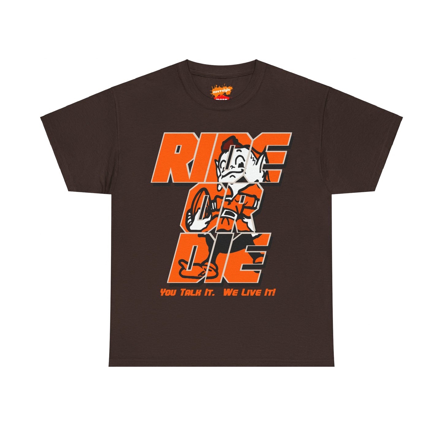 Cleveland Football Inspired Ride or Die Tee