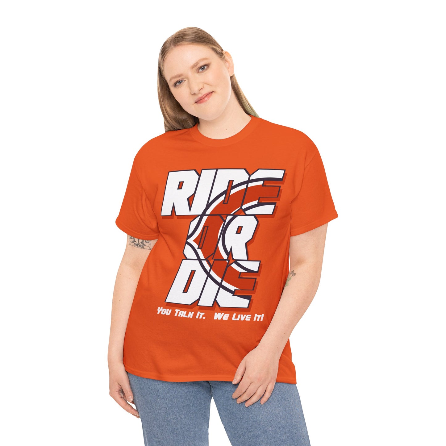 Chicago Football Inspired Ride Or Die Tee