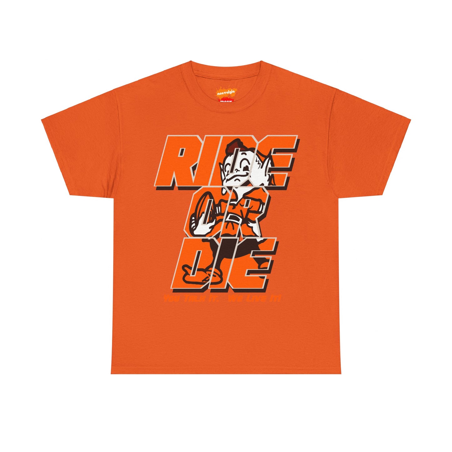 Cleveland Football Inspired Ride or Die Tee