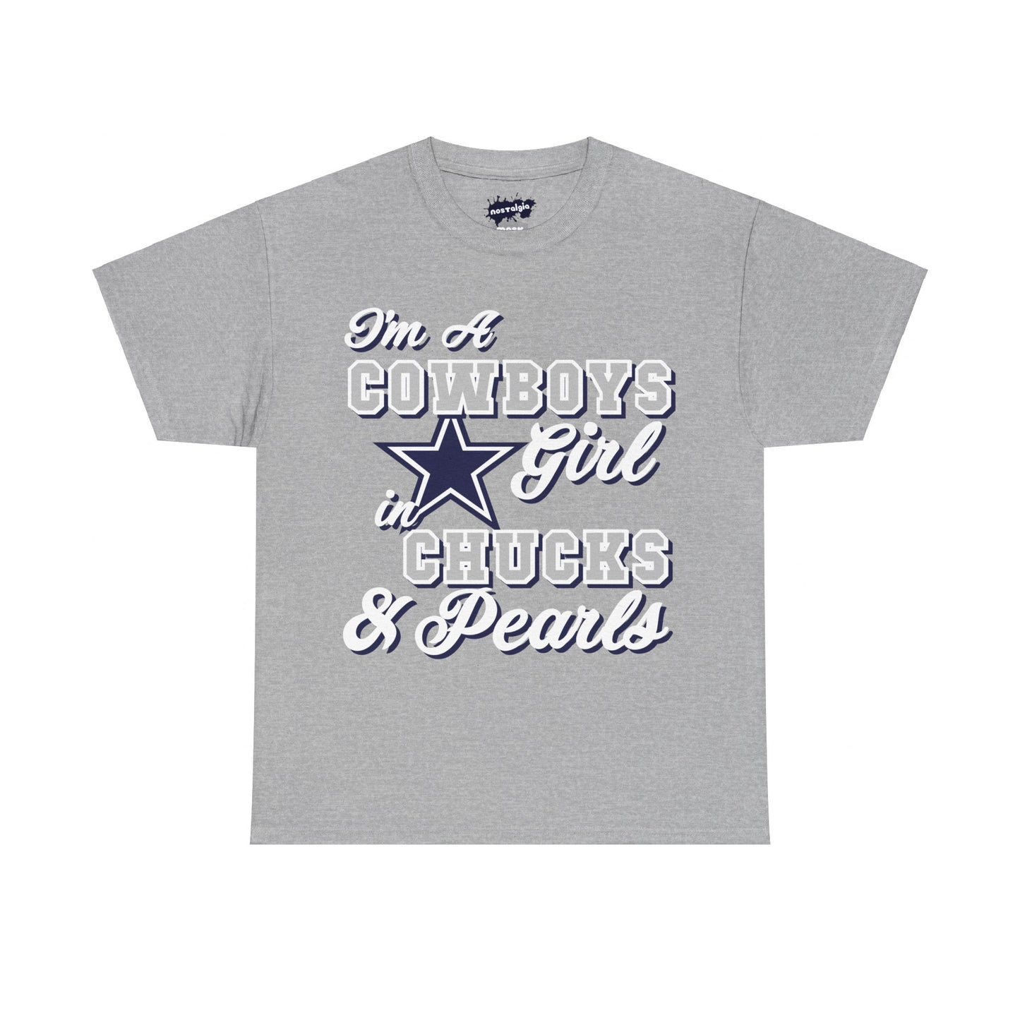 Dallas Football Chucks and Pearls Tee