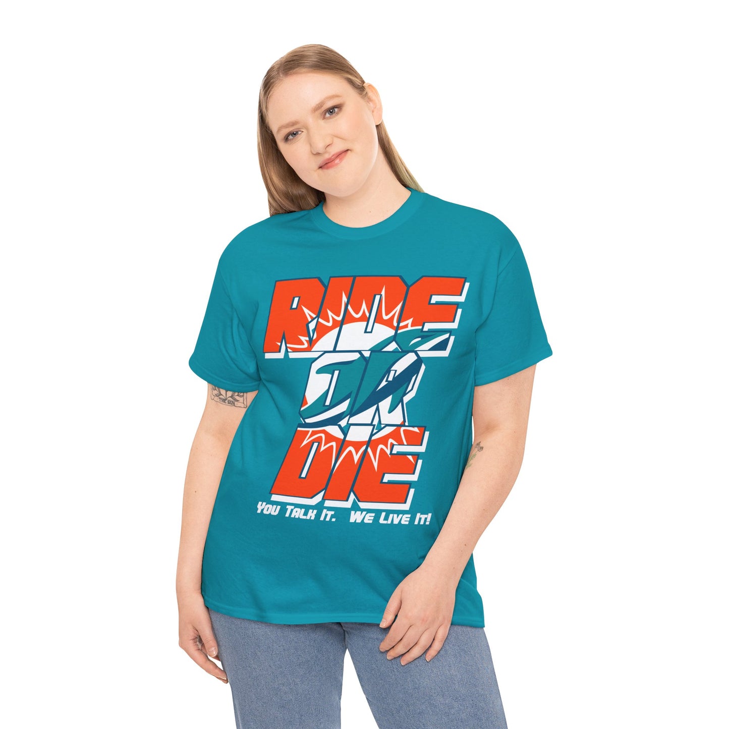 Miami Football Inspired Ride or Die Tee