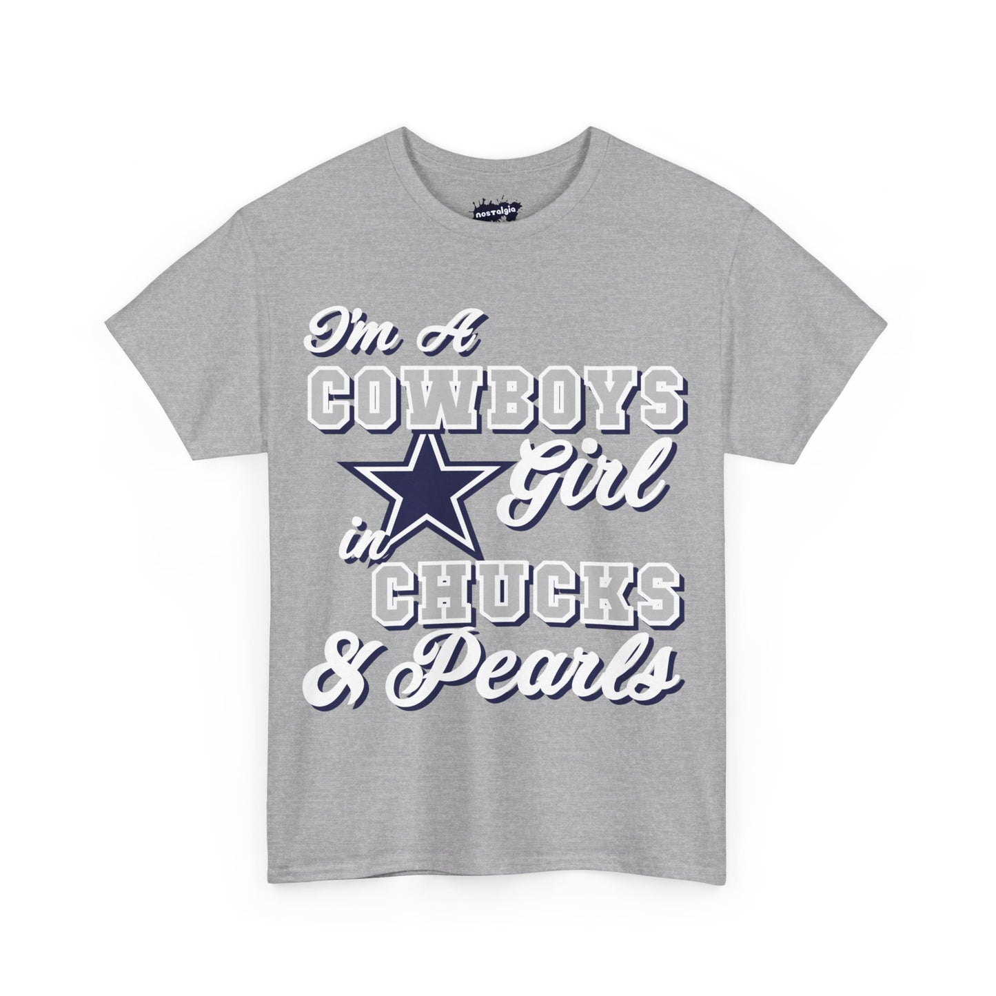 Dallas Football Chucks and Pearls Tee