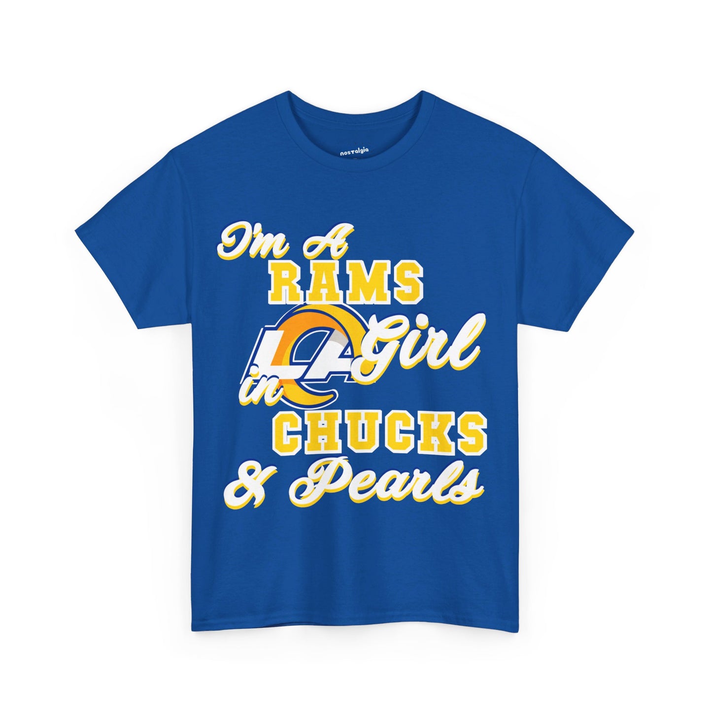 LA Football Inspired Chucks and Pearls Tee