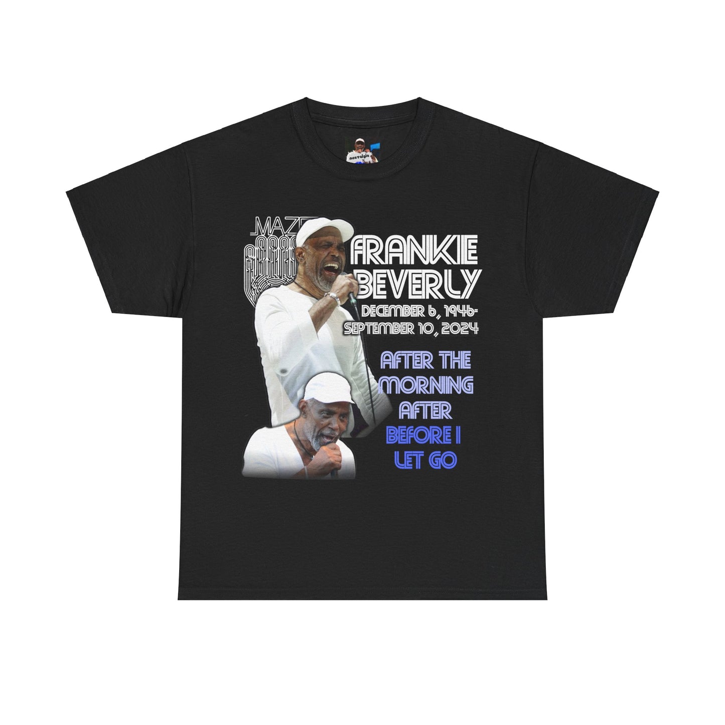 Frankie Beverley  Maze Memorial Shirt Tee