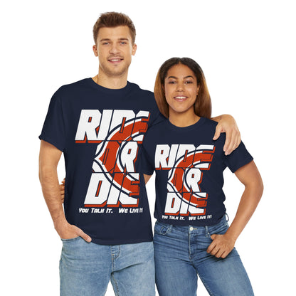 Chicago Football Inspired Ride Or Die Tee