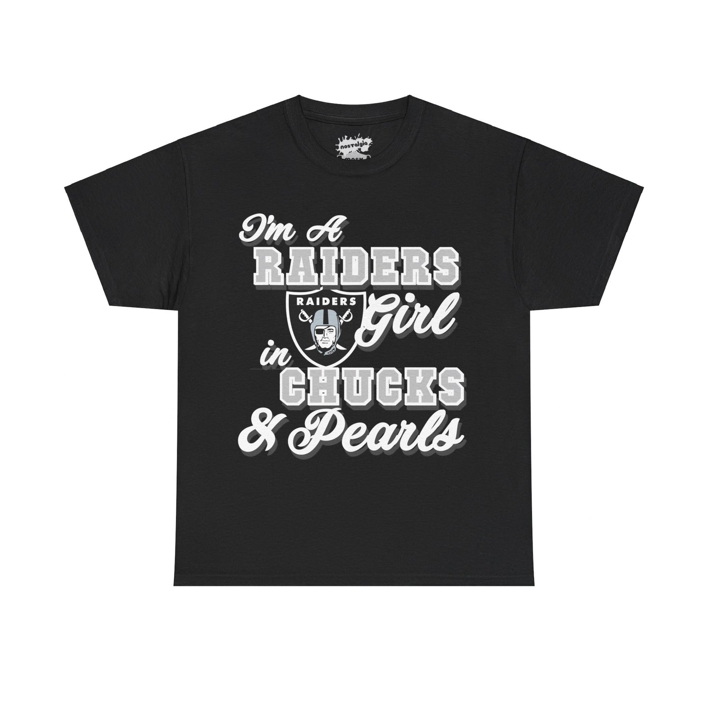 Las Vegas Football Inspired Chucks and Pearls Tee