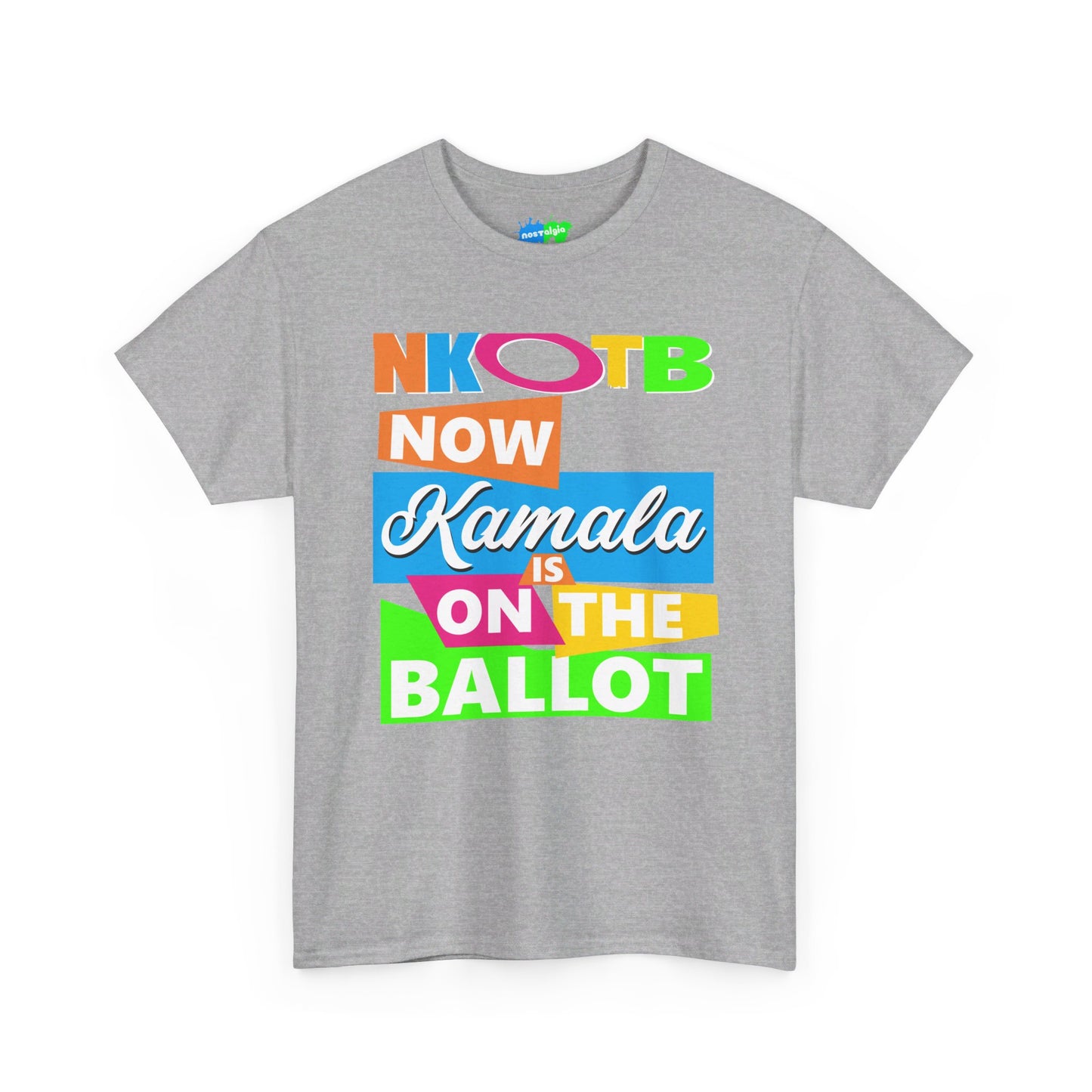 NKOTB Kamala Harris for President Harris/Walz Throwback Theme Tee