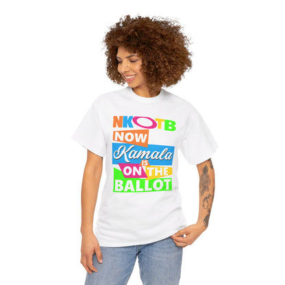 NKOTB Kamala Harris for President Harris/Walz Throwback Theme Tee