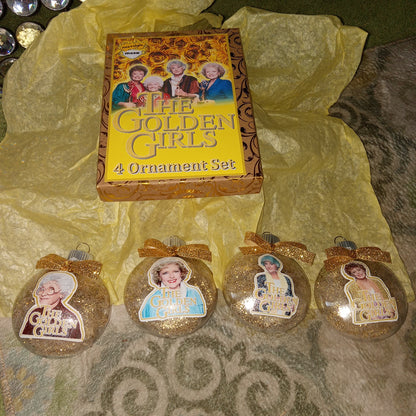 Golden Girls Ornament Set and Candle