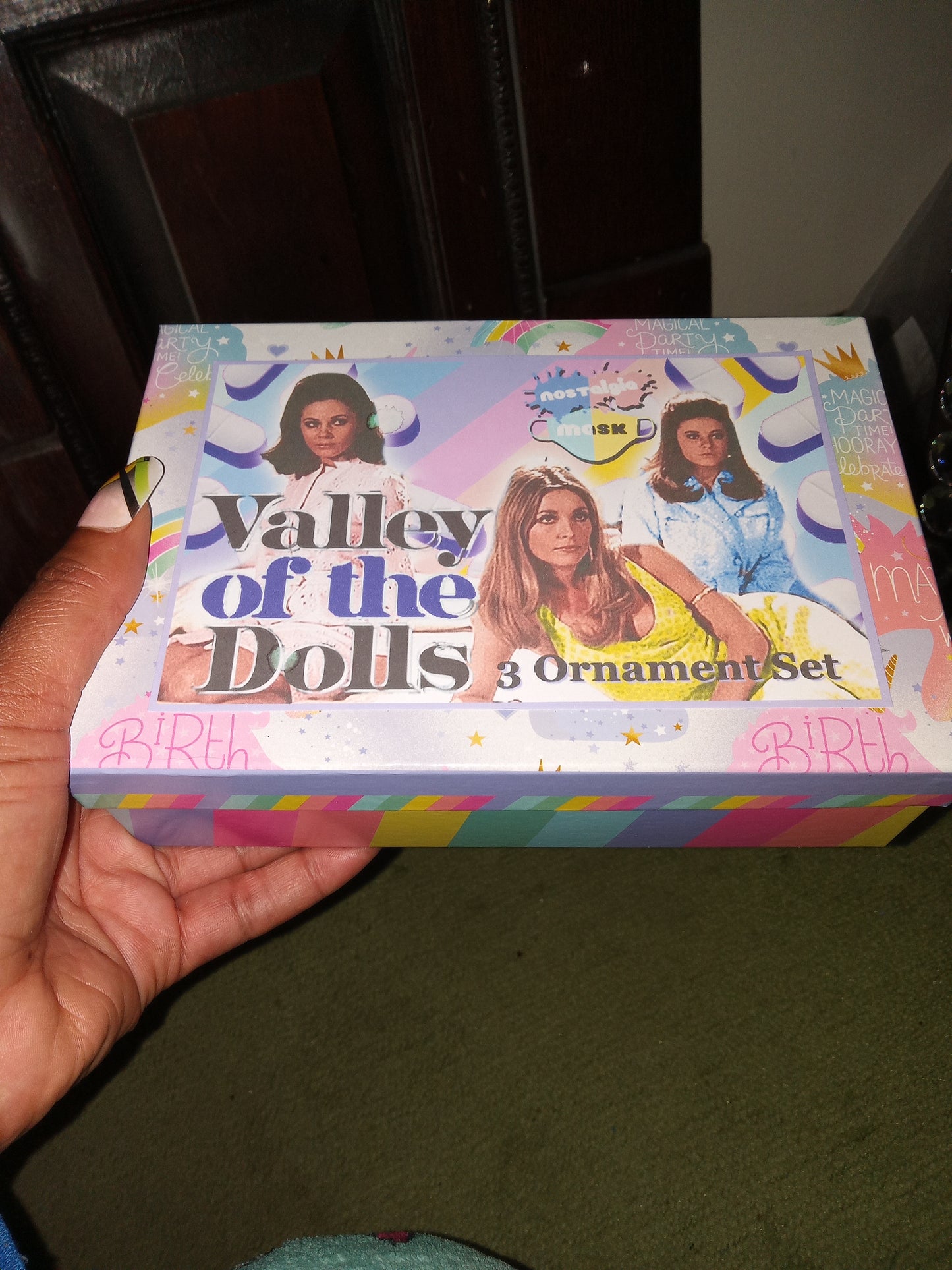Valley of the Dolls Pastel Ornament Set
