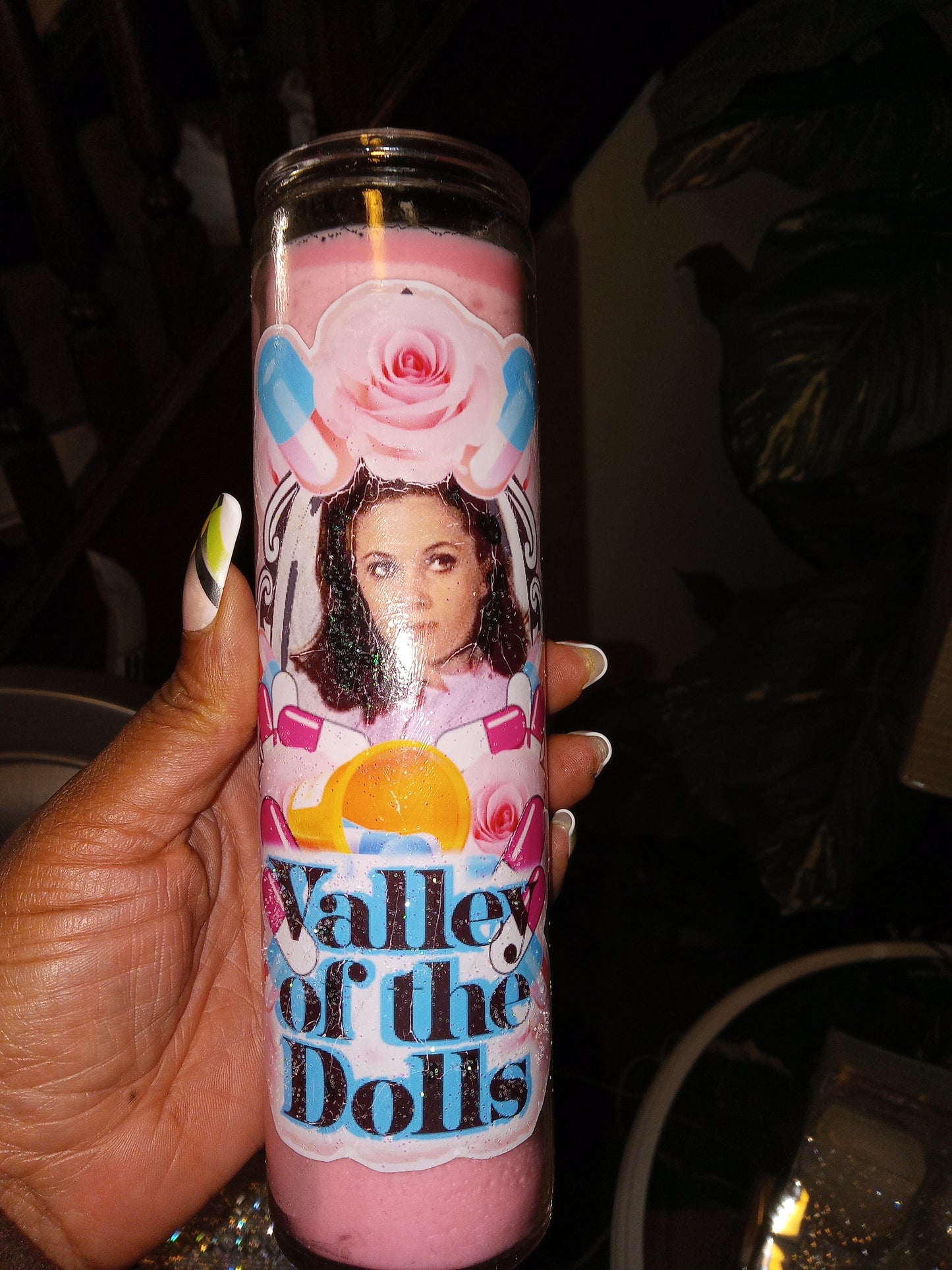 Valley of the Dolls Unscented pillar candles