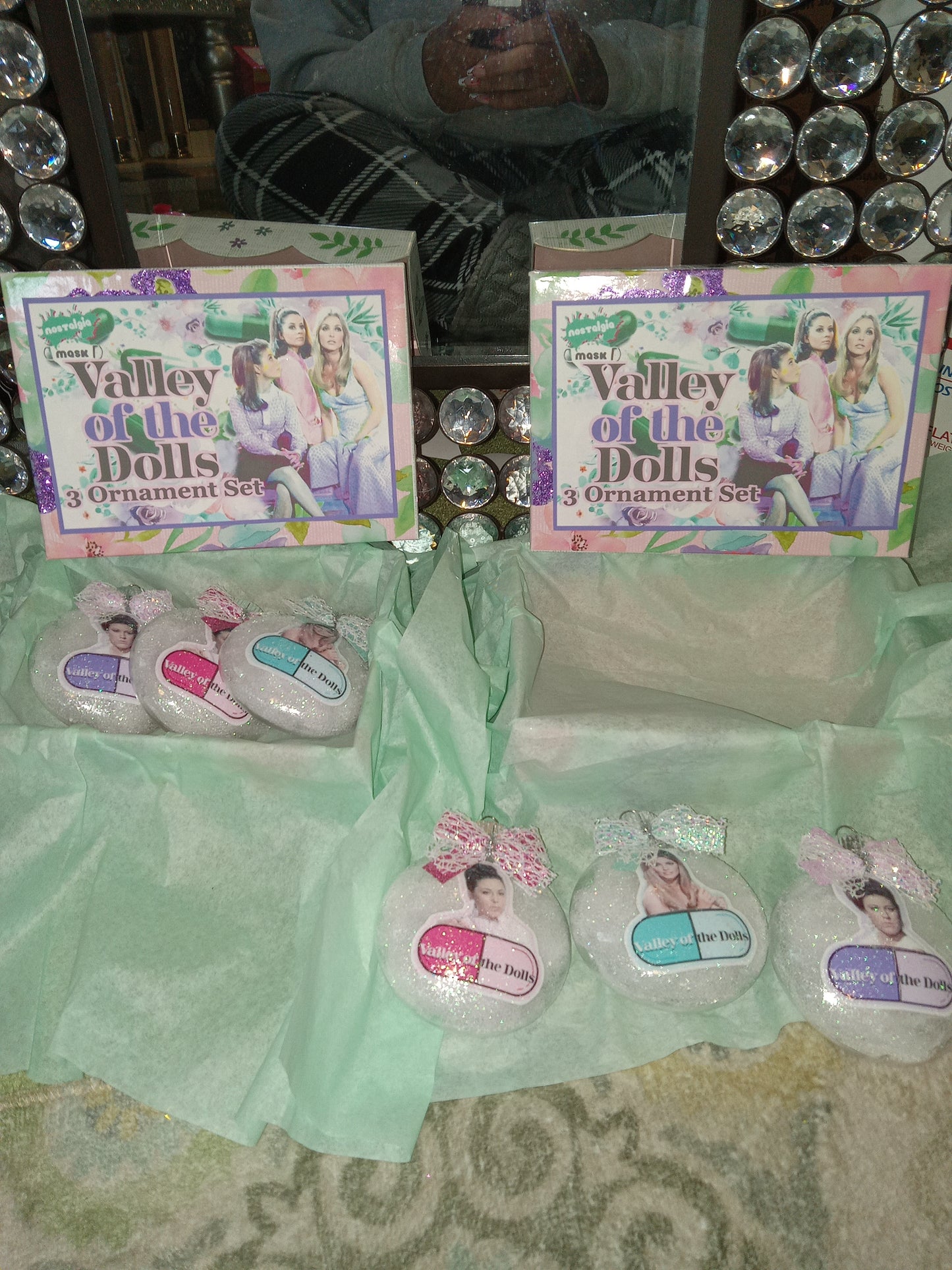 Valley of the Dolls Snow White Shatterproof Ornaments in box