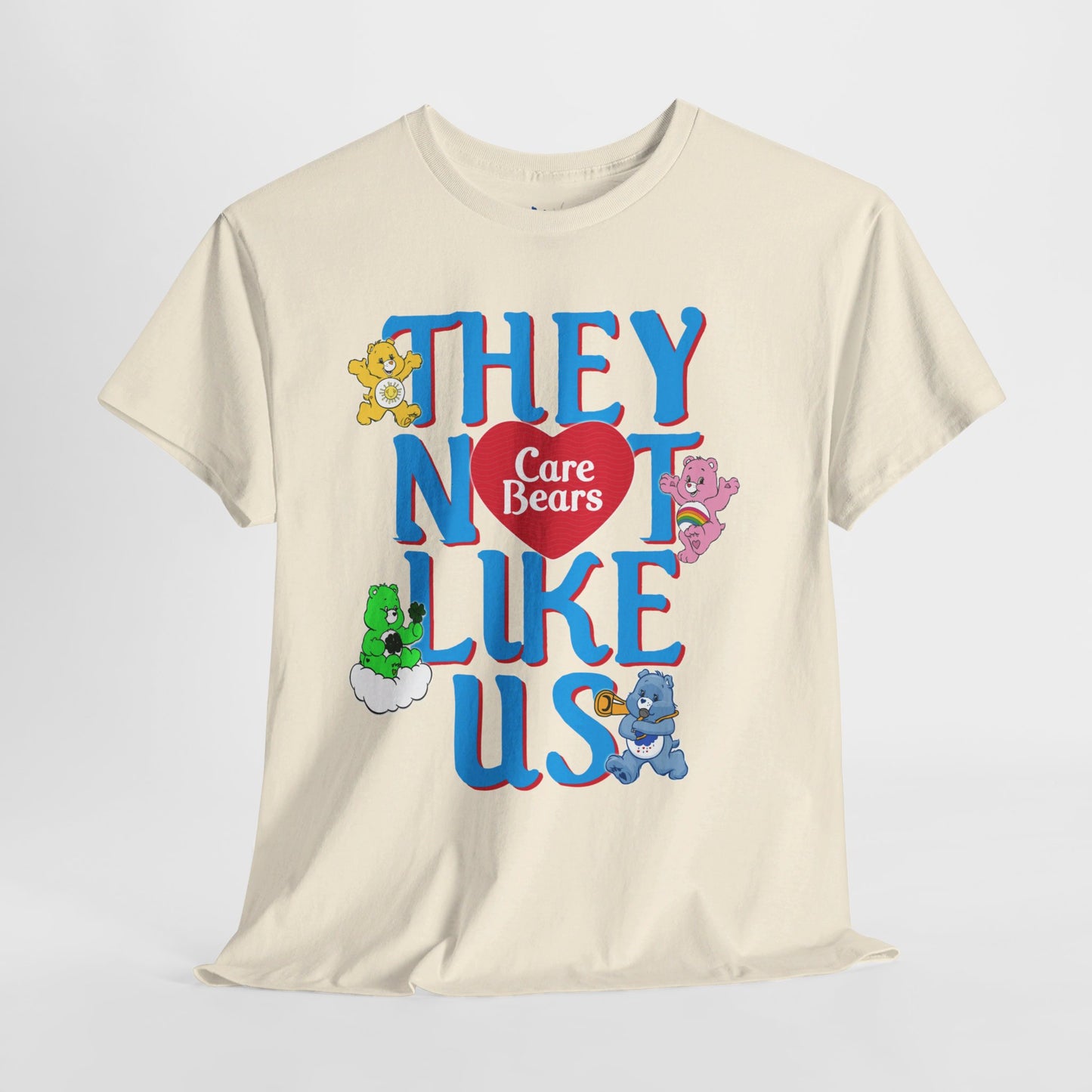 Care Bears Inspired Not Like Us Tee