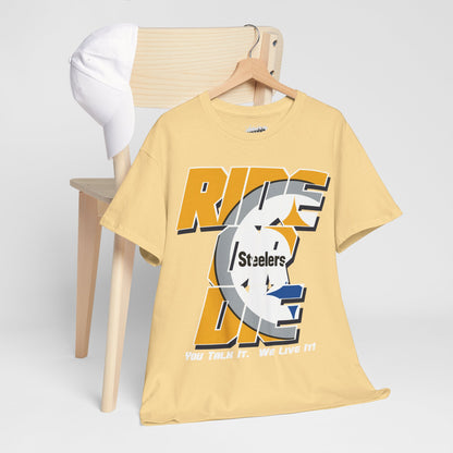 Pittsburgh Football Inspired Ride or Die Tee