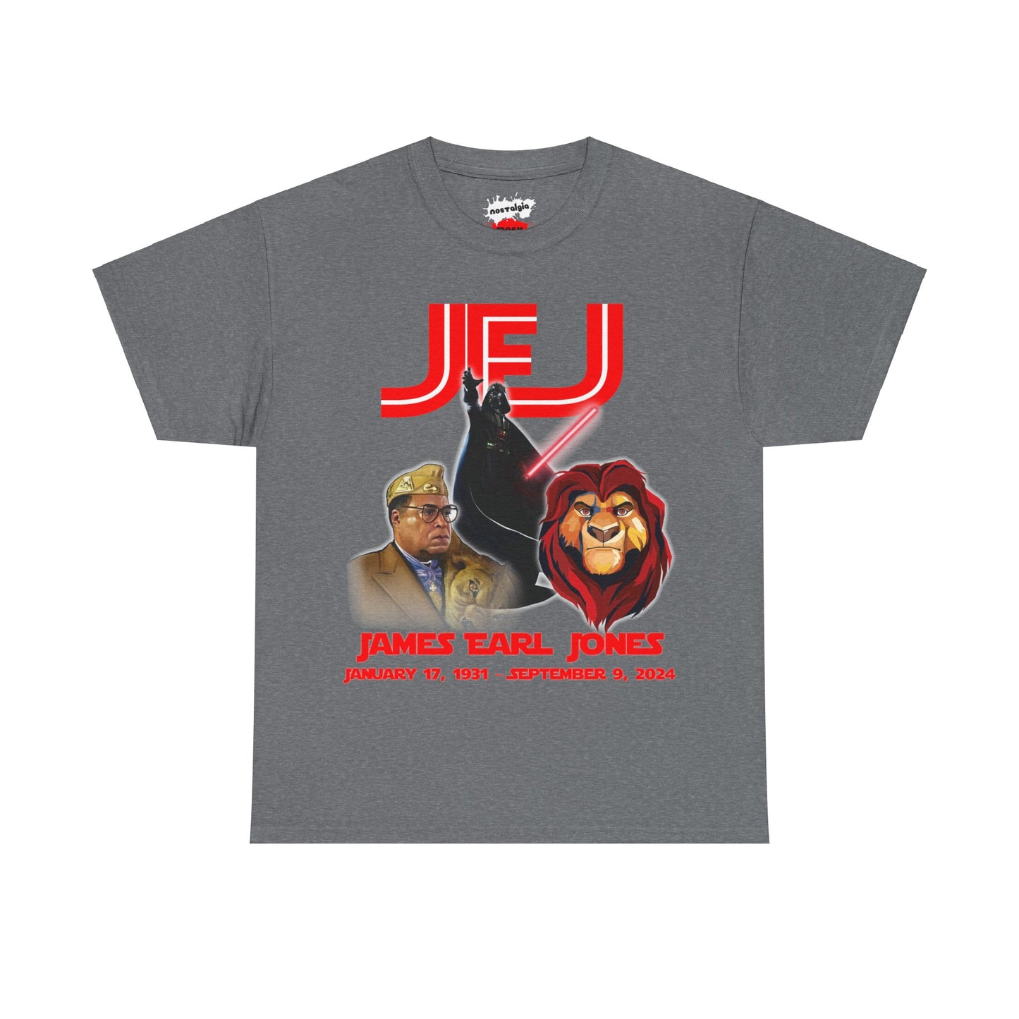 James Earl Jones RIP Memorial  T-Shirt Darth Vader Mufasa Lion King