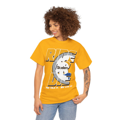 Pittsburgh Football Inspired Ride or Die Tee