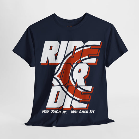 Chicago Football Inspired Ride Or Die Tee