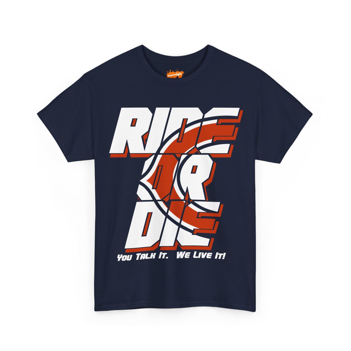 Chicago Football Inspired Ride Or Die Tee