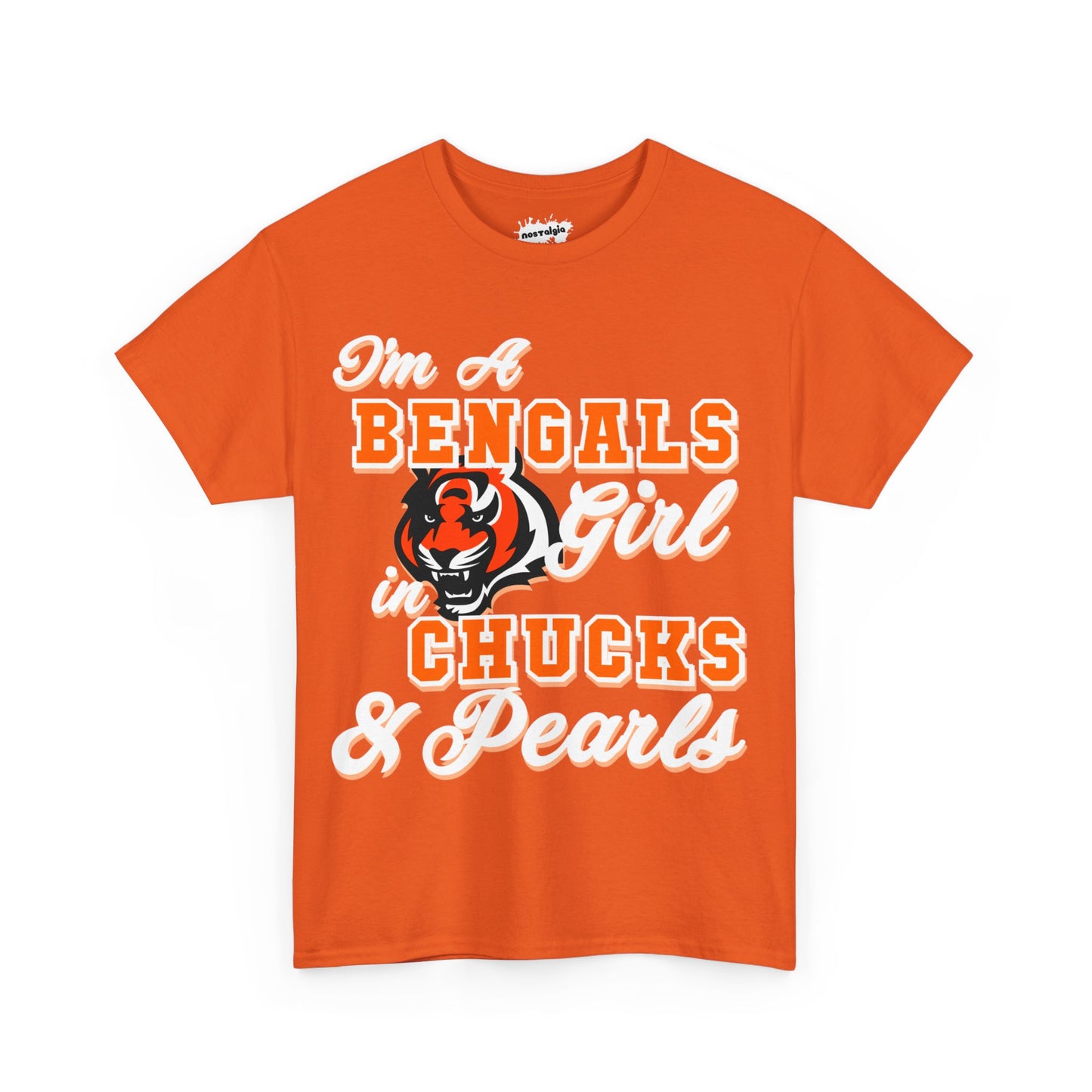 Cincinnati Football Inspired Chucks and Pearls Shirt