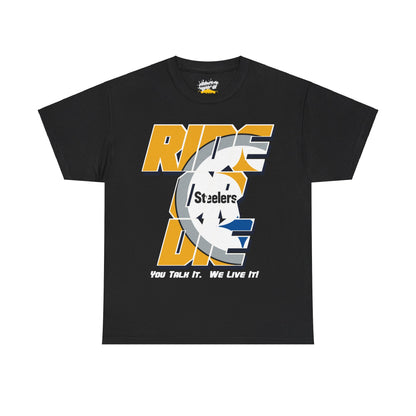 Pittsburgh Football Inspired Ride or Die Tee