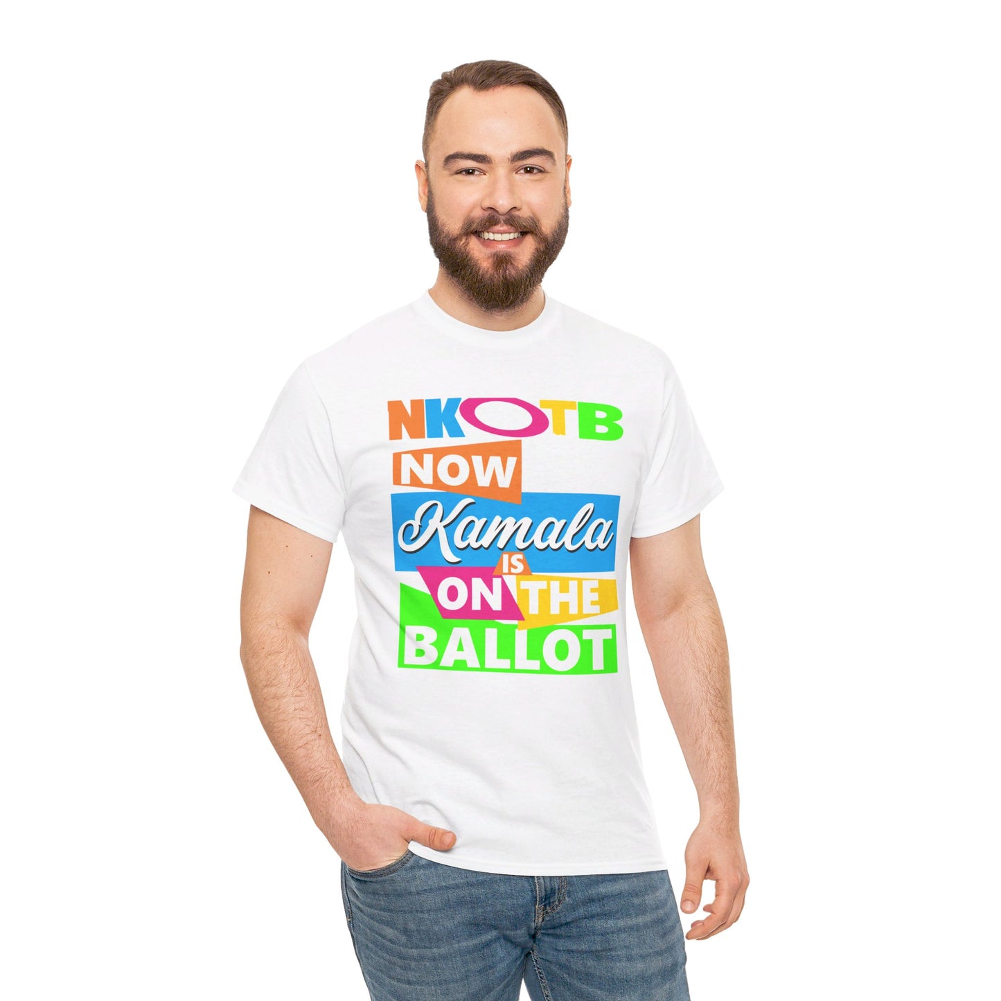 NKOTB Kamala Harris for President Harris/Walz Throwback Theme Tee