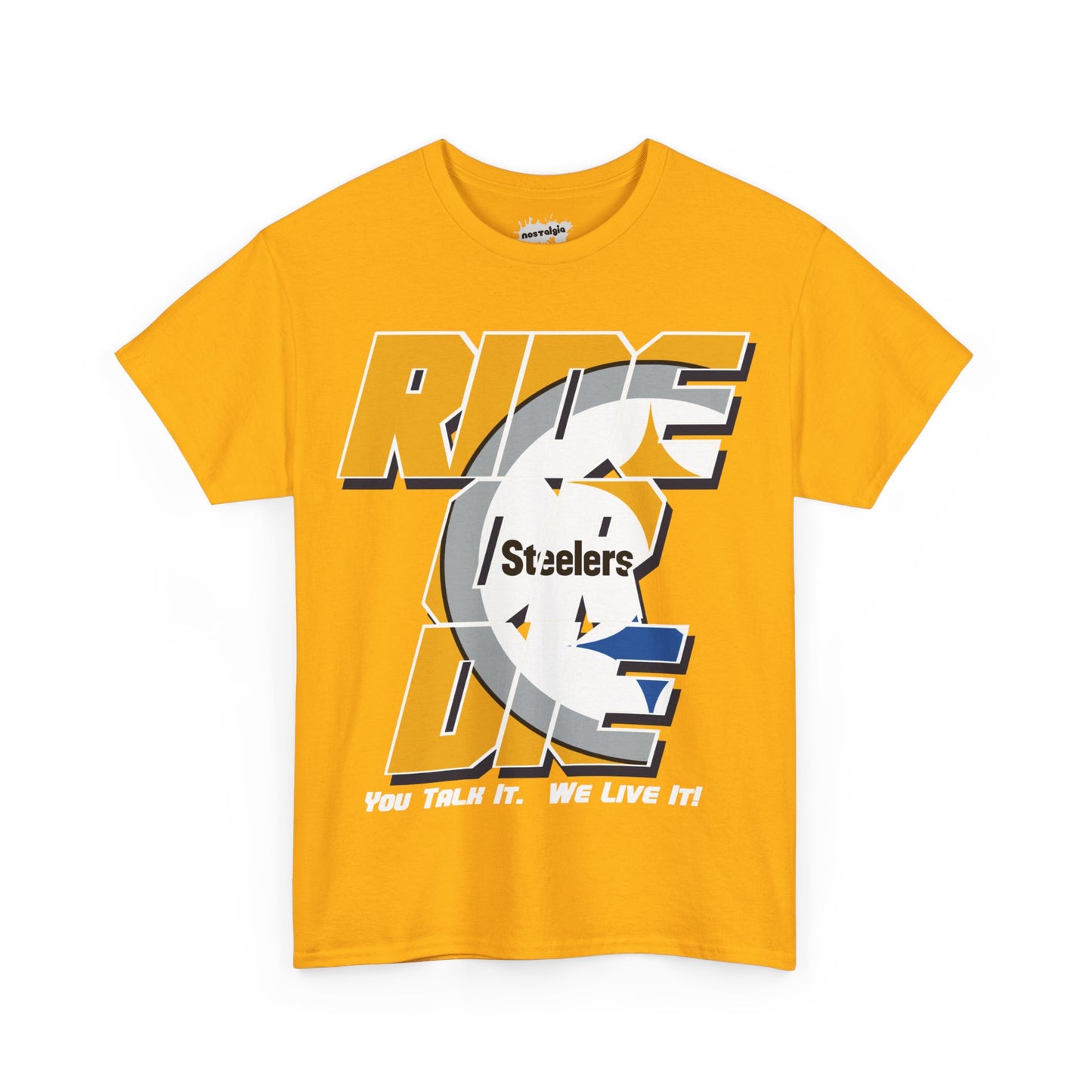 Pittsburgh Football Inspired Ride or Die Tee