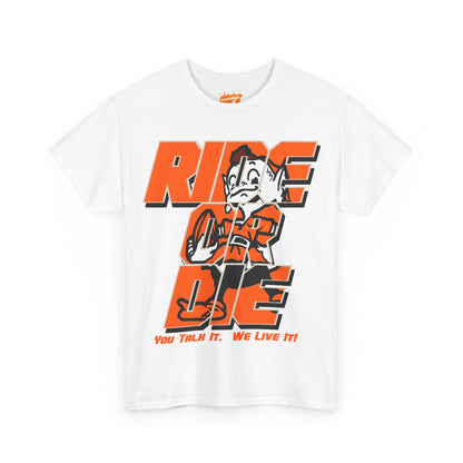 Cleveland Football Inspired Ride or Die Tee