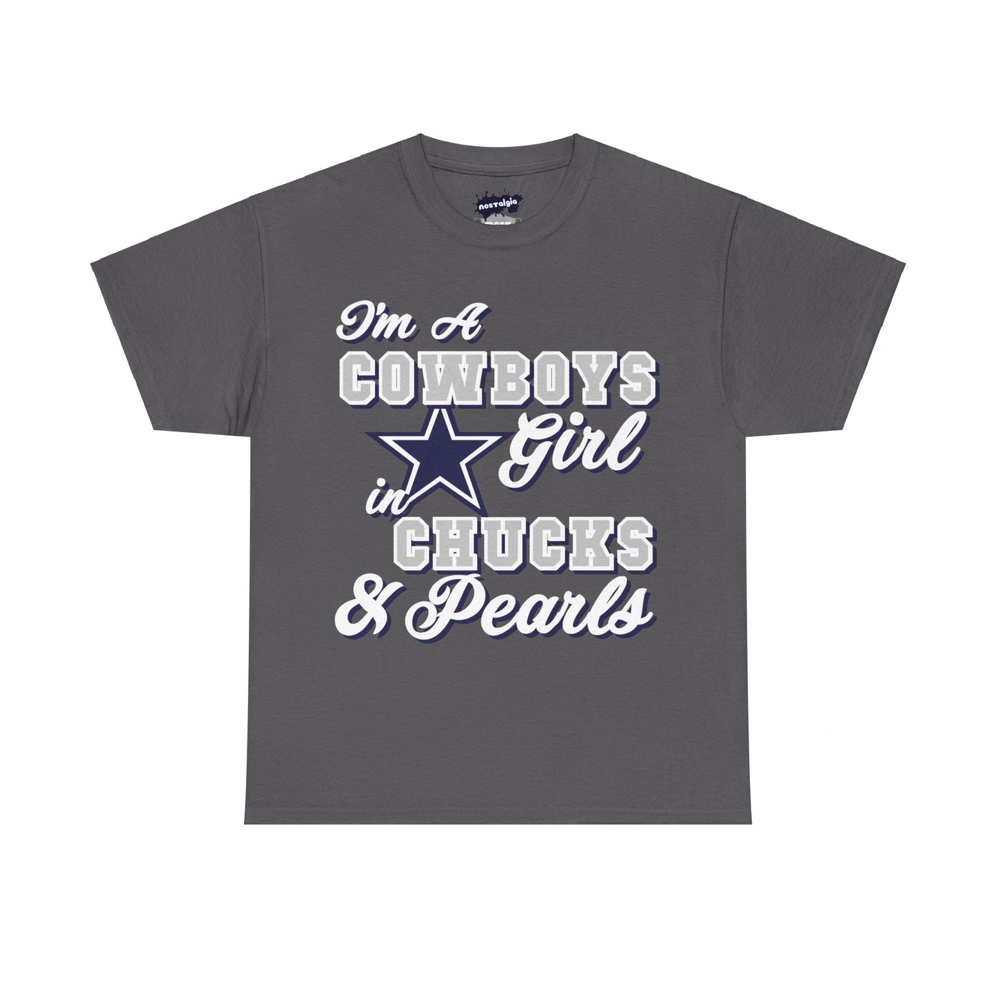 Dallas Football Chucks and Pearls Tee