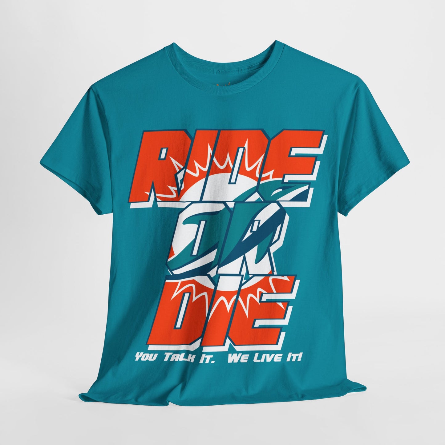 Miami Football Inspired Ride or Die Tee