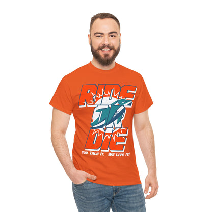 Miami Football Inspired Ride or Die Tee