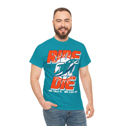 Miami Football Inspired Ride or Die Tee