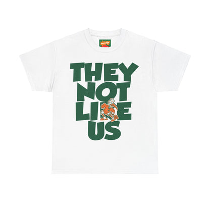 Miami Hurricanes Football Inspired Not Like Us Tee