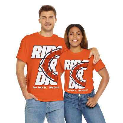 Chicago Football Inspired Ride Or Die Tee