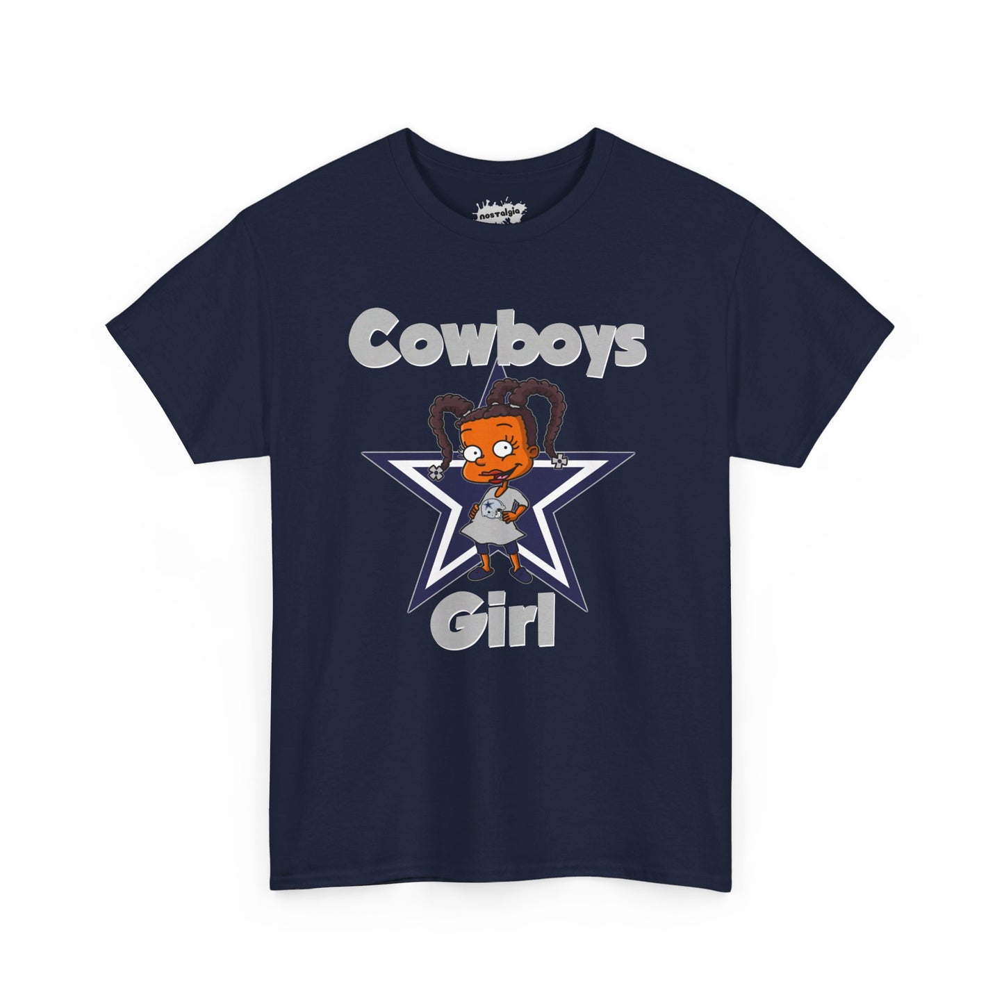 Dallas Football Inspired Rugrat Girl Shirt