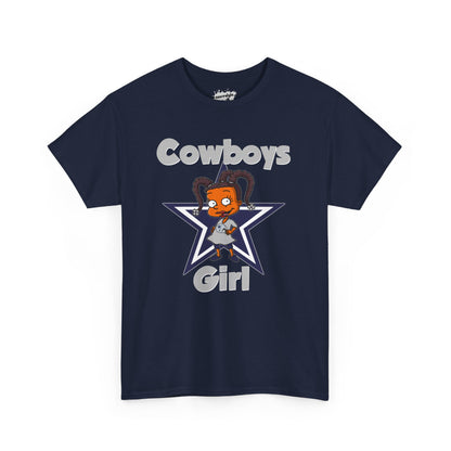 Dallas Football Inspired Rugrat Girl Shirt